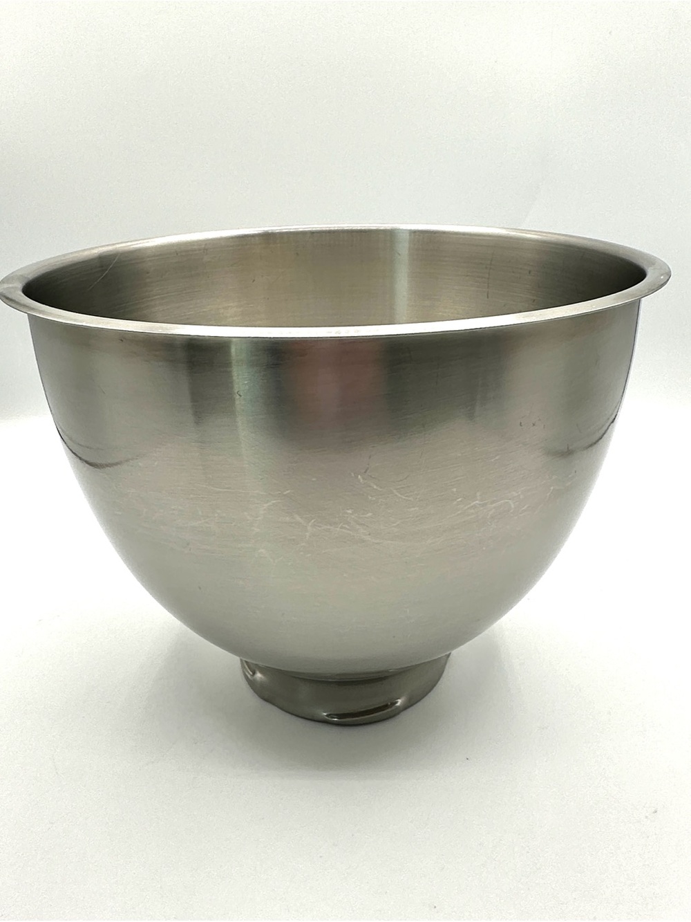 Kitchen Aid Brushed Stainless Mixing Bowl Fits K45  style. 3.5 Quart
